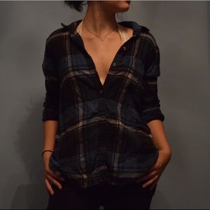 Cute blue flannel